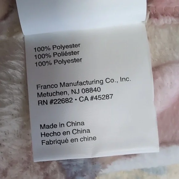 Beatrix Potter Peter Rabbit Oversized Plush Throw w/ Gingham & Floral Design 🌸 - Picture 6 of 6